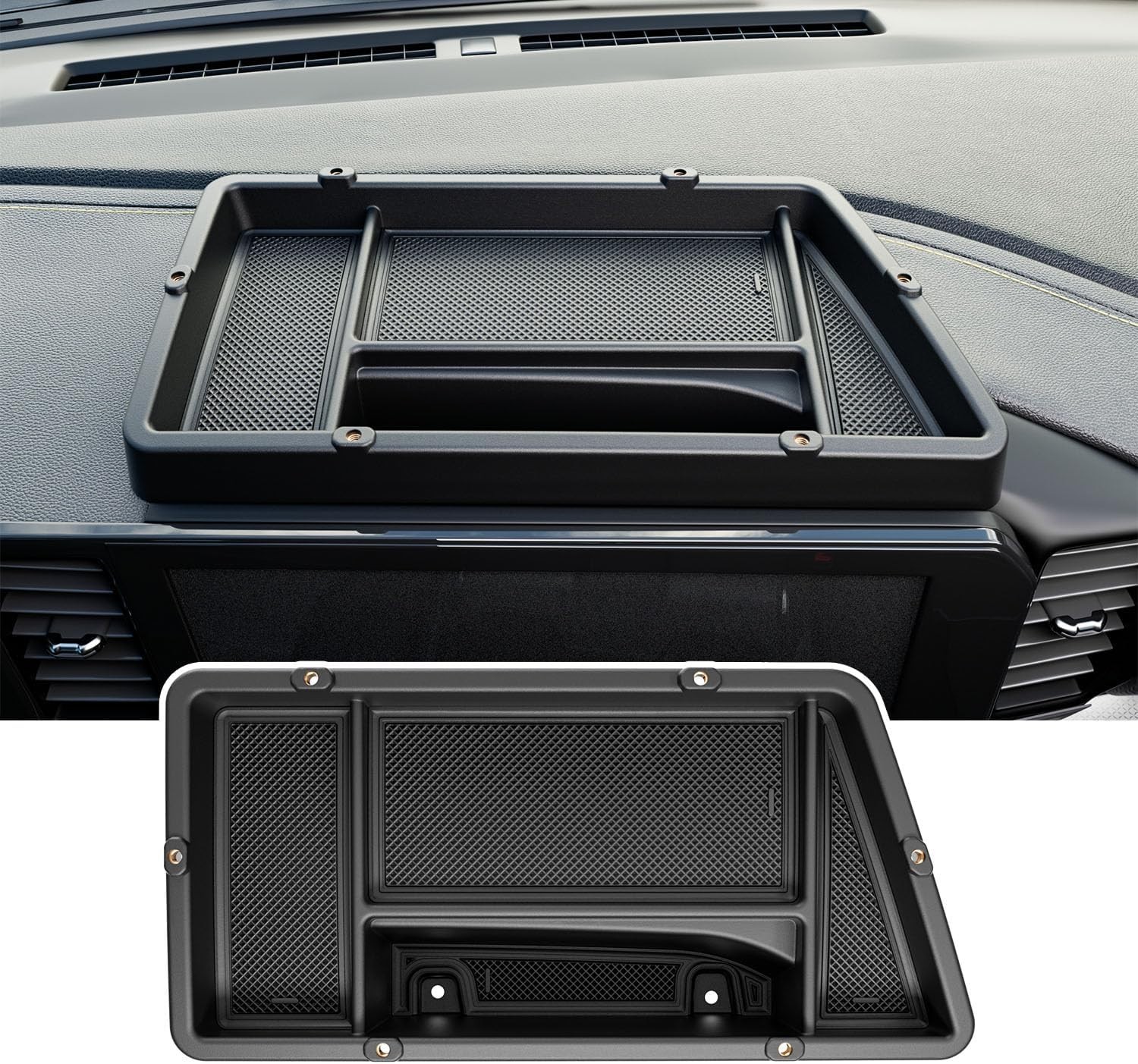 For 2022-2026 Chevy Silverado GMC Sierra 1500 Dashboard Storage Organizer Tray