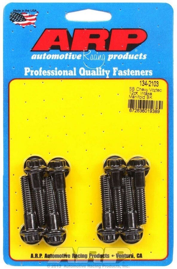 ARP 134-2103 12 Pt Intake Bolt Kit For Small Block Chevy SBC Vortec 5/16″ x 1.5″