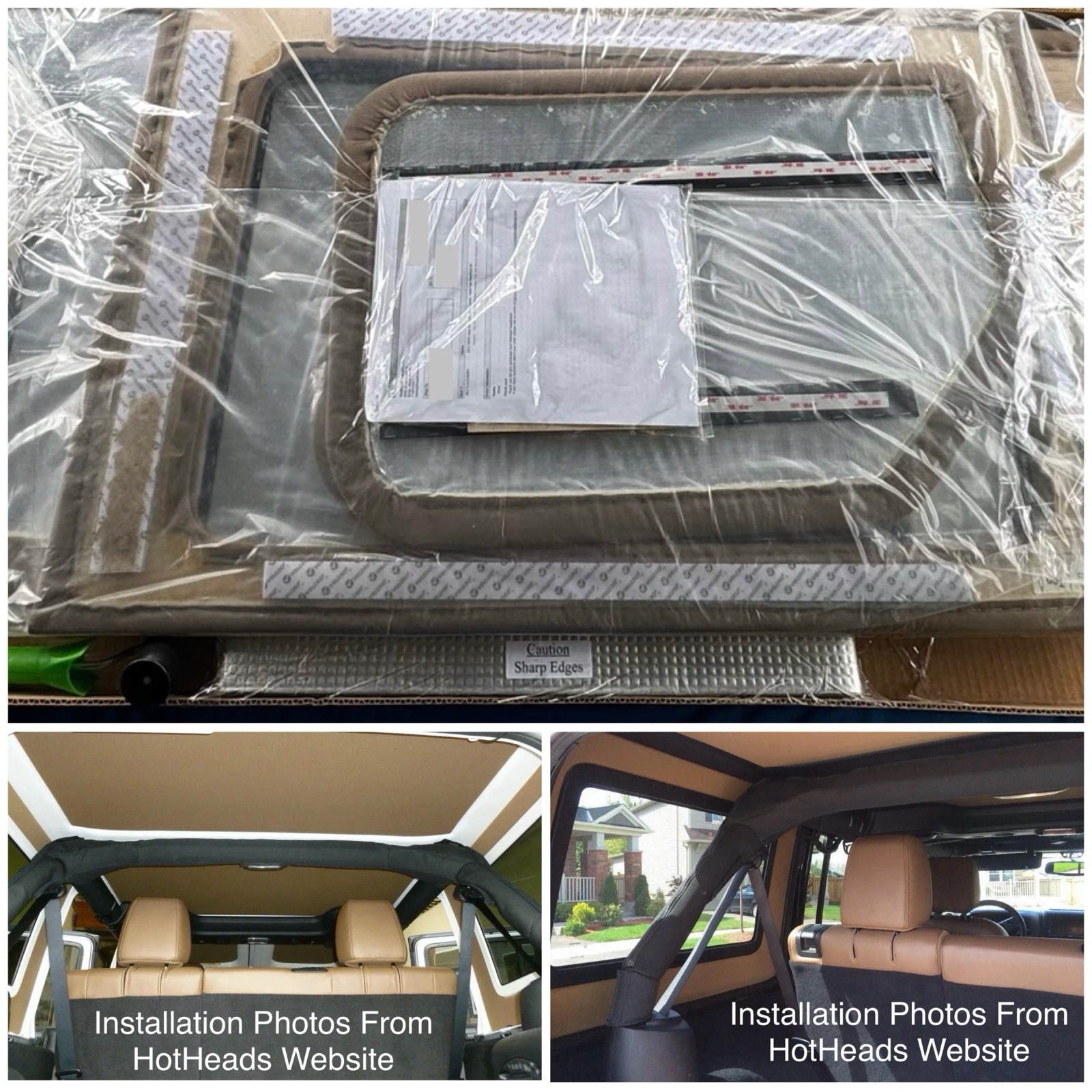 NEW Hothead Headliner Kit 2011-2018 Jeep Wrangler JK / JKU 4 Door UPGRADED PKG