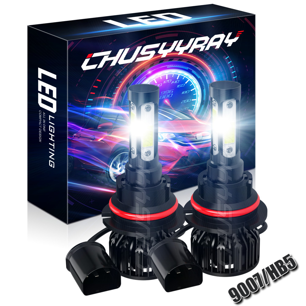 Fits Pontiac G5 2007-2010 6000K 2pc 9007 LED Headlight High/Low Beam Bulbs Kit