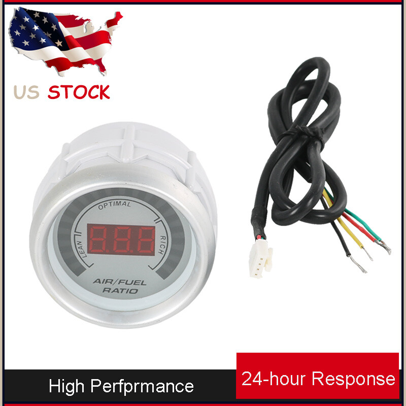 NEW 2 inches 52 mm automotive digital air and fuel gauges WITH 1/8″ NPT Sensor