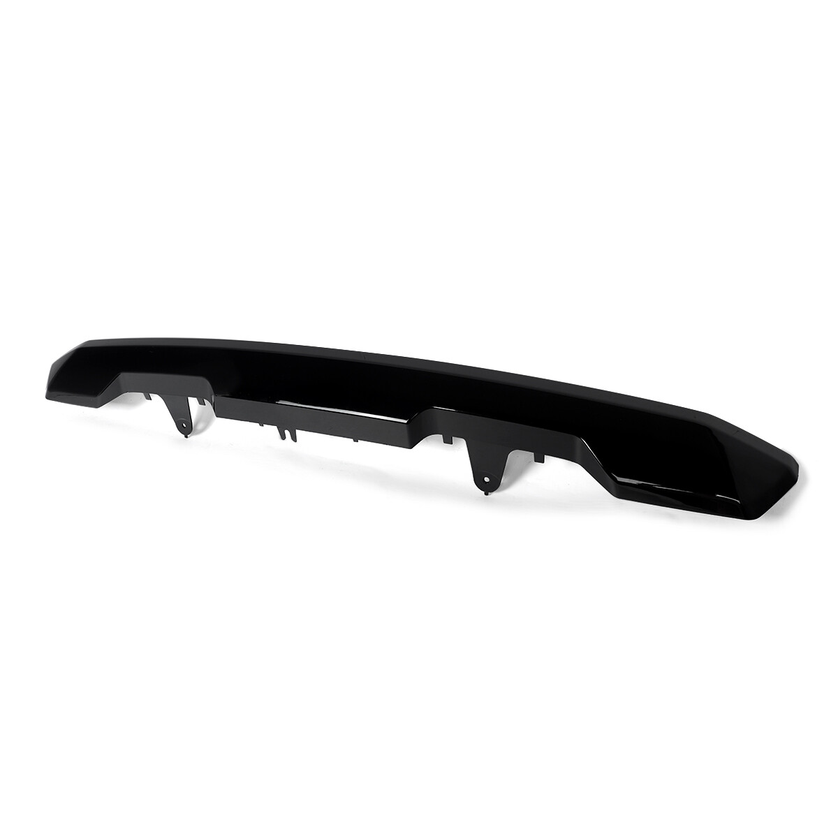 Gloss Black Front Upper Hood Molding Trim For GMC Sierra 2500 3500 HD 2020-2023