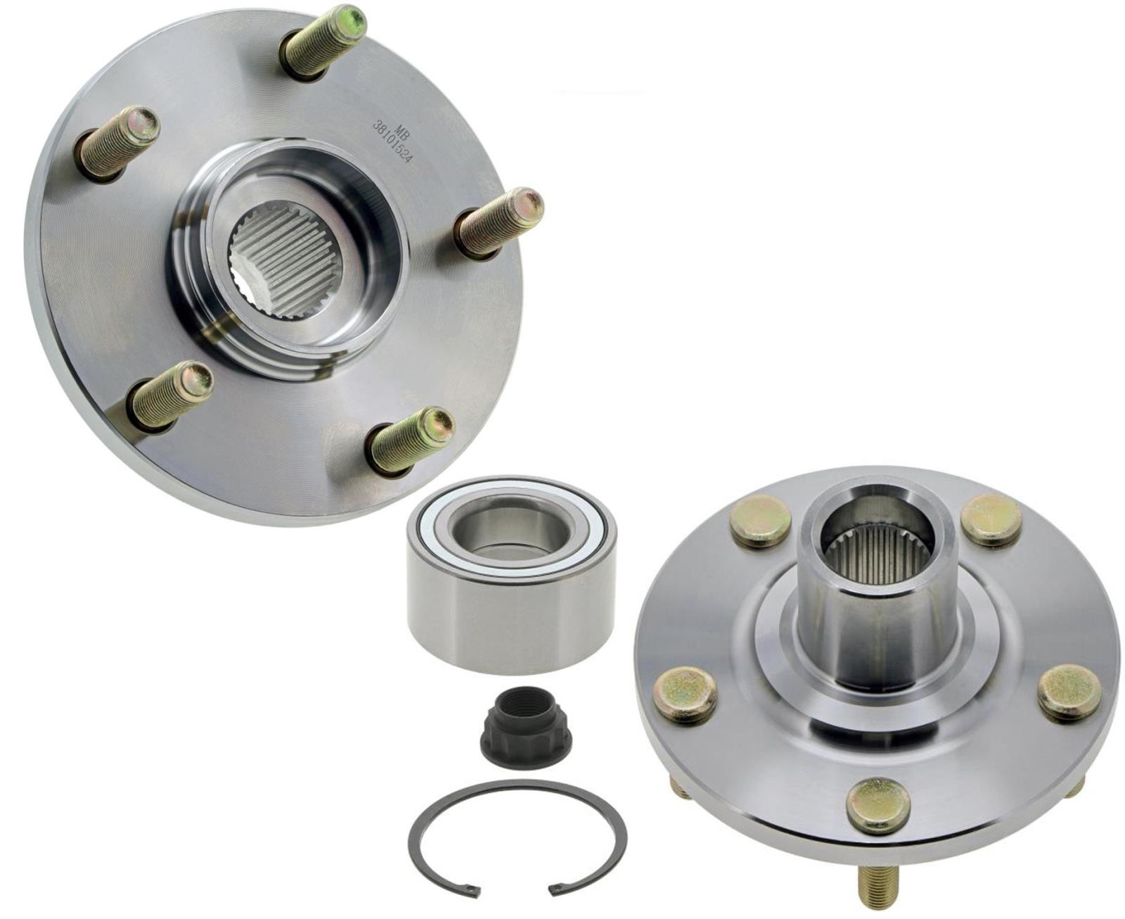 For Highlander 10-2019 Front Wheel Drive One Front Wheel Bearing & Hub Assembly
