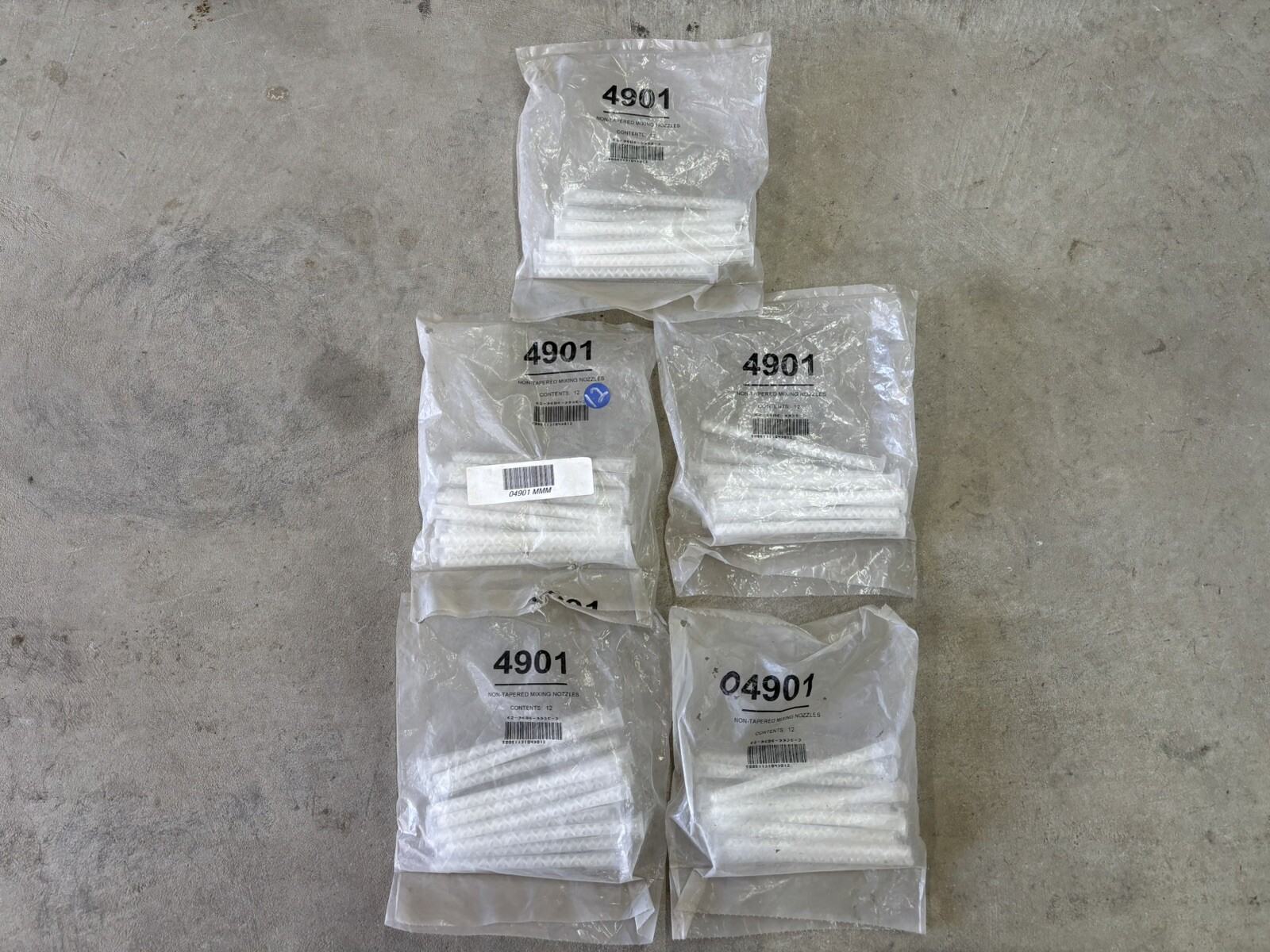 QTY 60 3M Duramix Non-Tapered Mixer Tips 4901