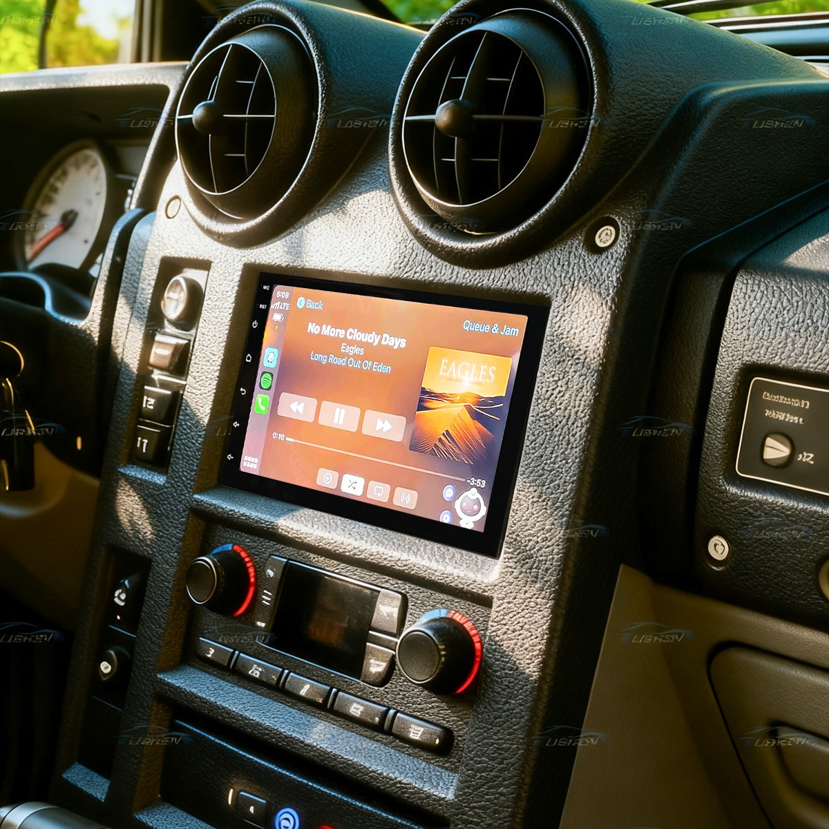 2+32GB Android 15 Carplay Car Stereo Radio GPS DSP For Hummer H2 2002-2007