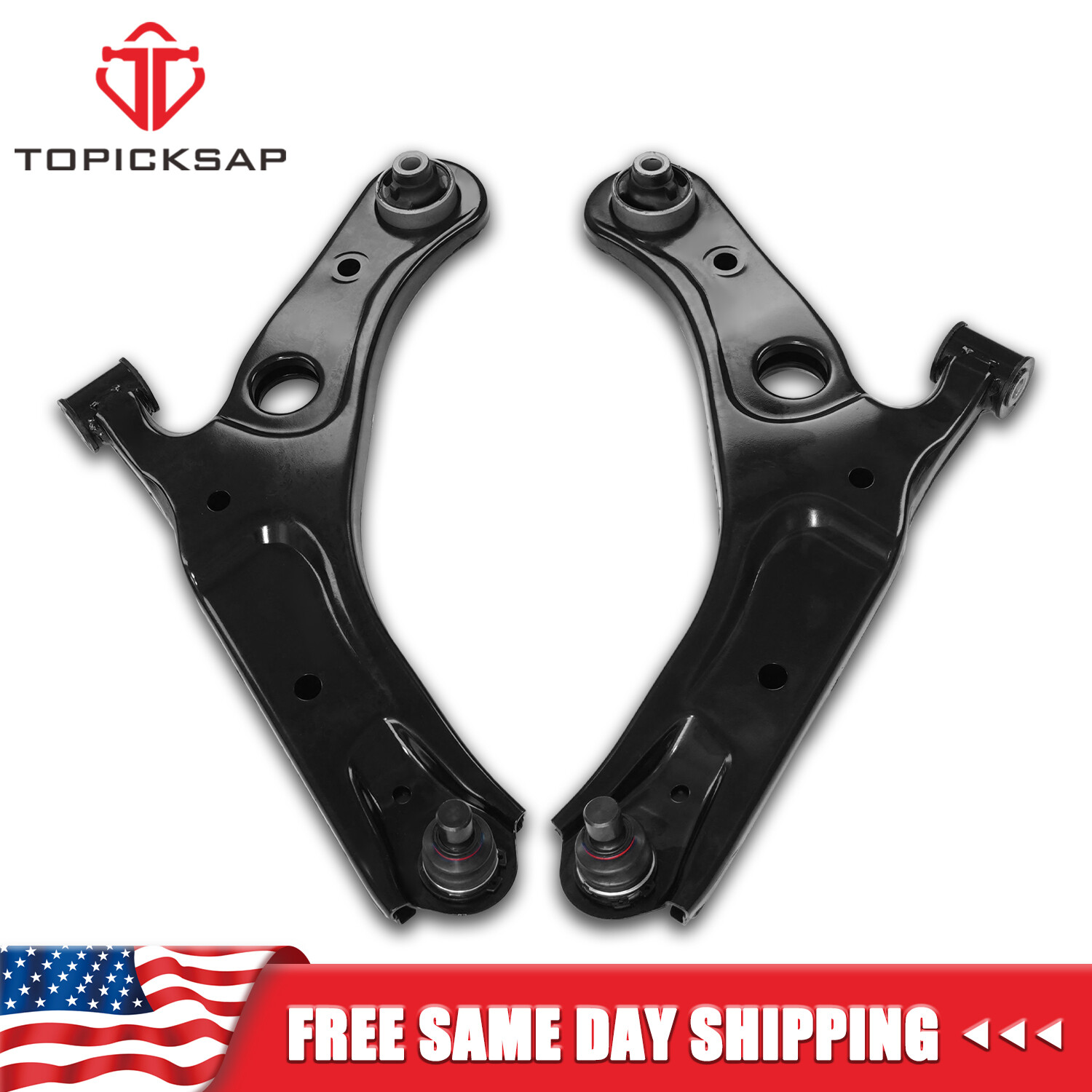 Left& Right Front Lower Control Arms W/ Ball Joints Fits Nissan Sentra 2020-2024