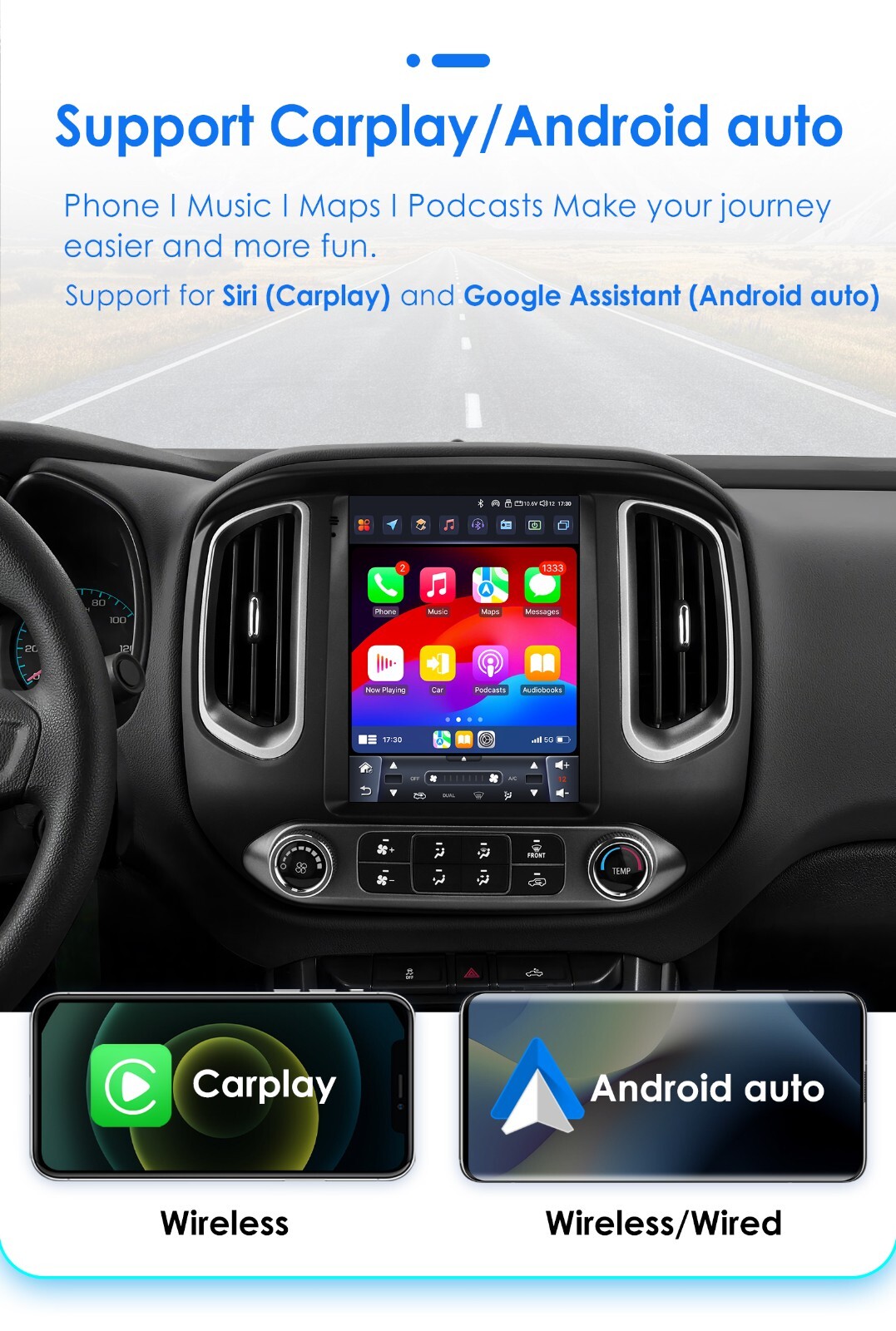8Core 9.7”Android GPS For Chevrolet Colorado 2015-2019 Car Stereo Radio Carplay