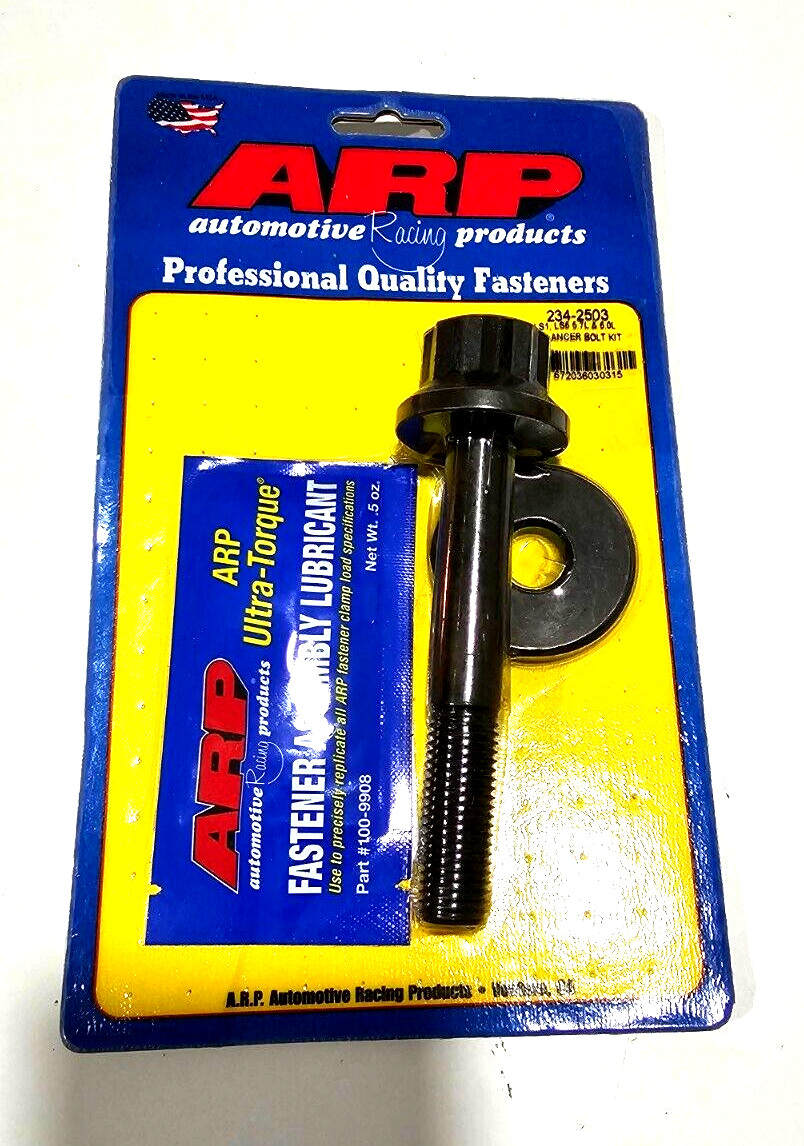 New Authentic ARP 234-2503 crank balancer pulley bolt kit for GM LS1 LS3 engines