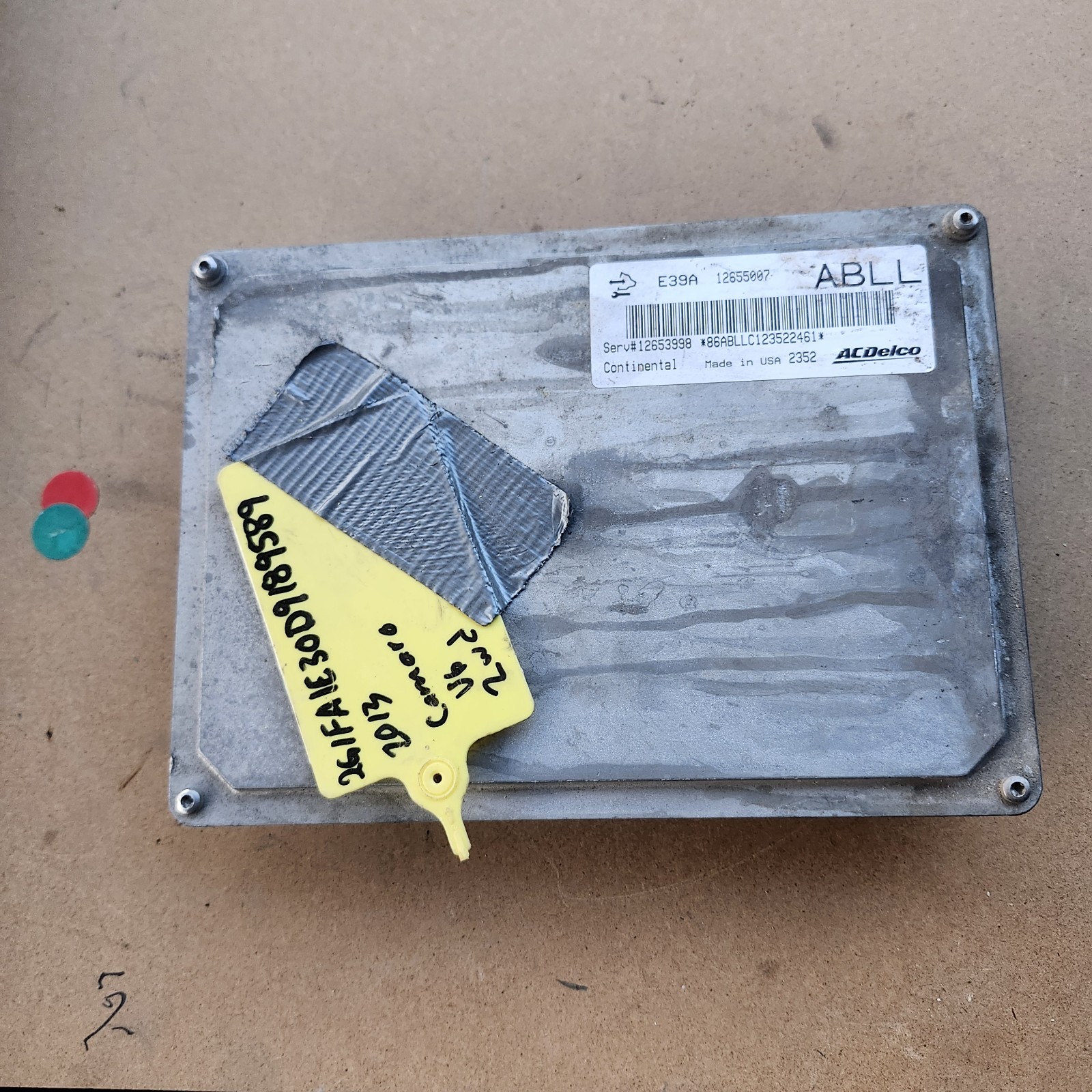 12655007 ABLL – 2013 Chevrolet Camaro 3.6L PCM ECM ECU Engine Computer OEM