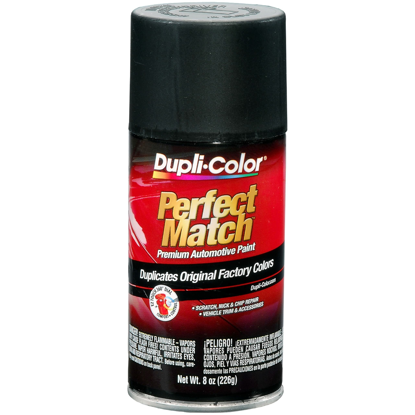 Dupli-Color EBUN01047 Perfect Match Automotive Spray Paint Universal Flat Black