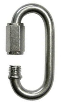 1/4″ Quick Links Zinc Plated Steel Chain Coupler Repair (100-Pack)