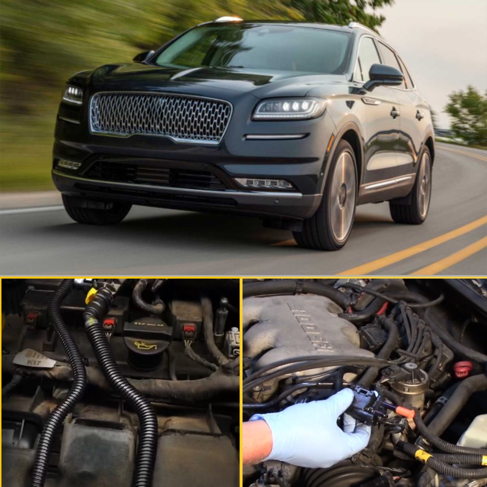 Car Vapor Canister Purge Valve EVAP Hose 2015 -2019 For Ford Edge 2.0L EcoBoost