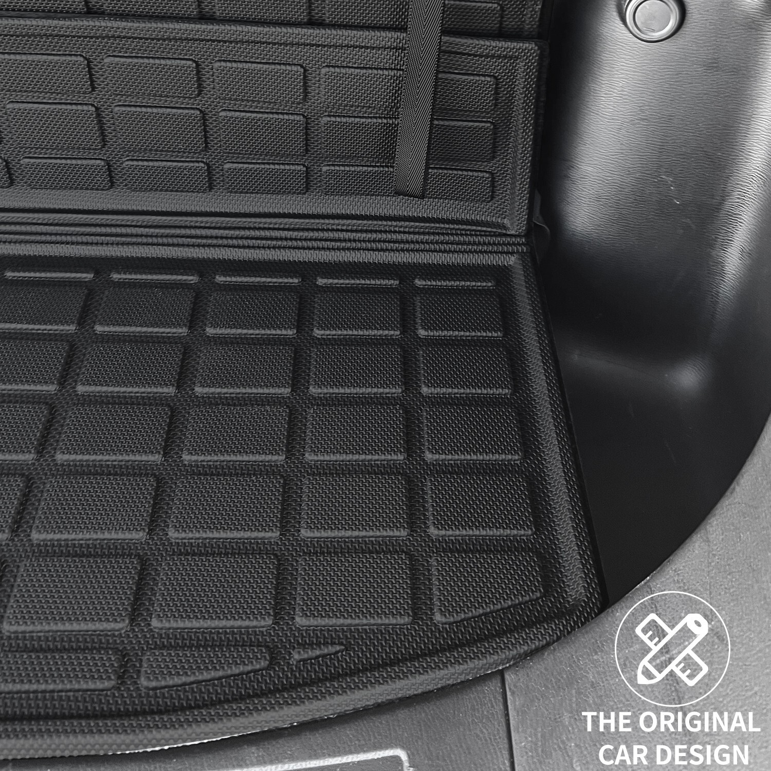 Floor Mats Cargo Trunk Liner Back Seat For 2022-2024 Mitsubishi Outlander 7-Seat