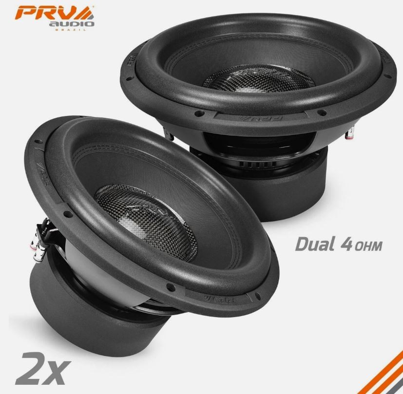(2) PRV AUDIO RS12-SUBD4 12″ RS SERIES SUBWOOFERS SUB WOOFERS 4-OHM DVC (1 PAIR)