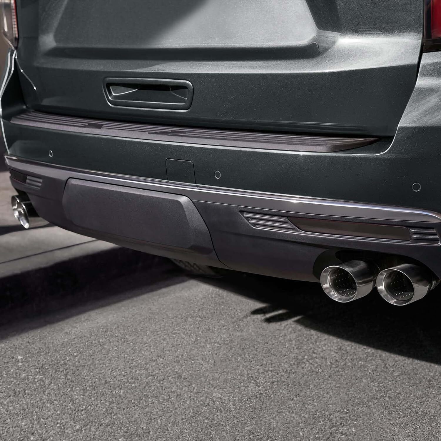 Smoked Black Rear Fog Light Accessories Cover For Chevy Suburban 2020+/GMC Yukon