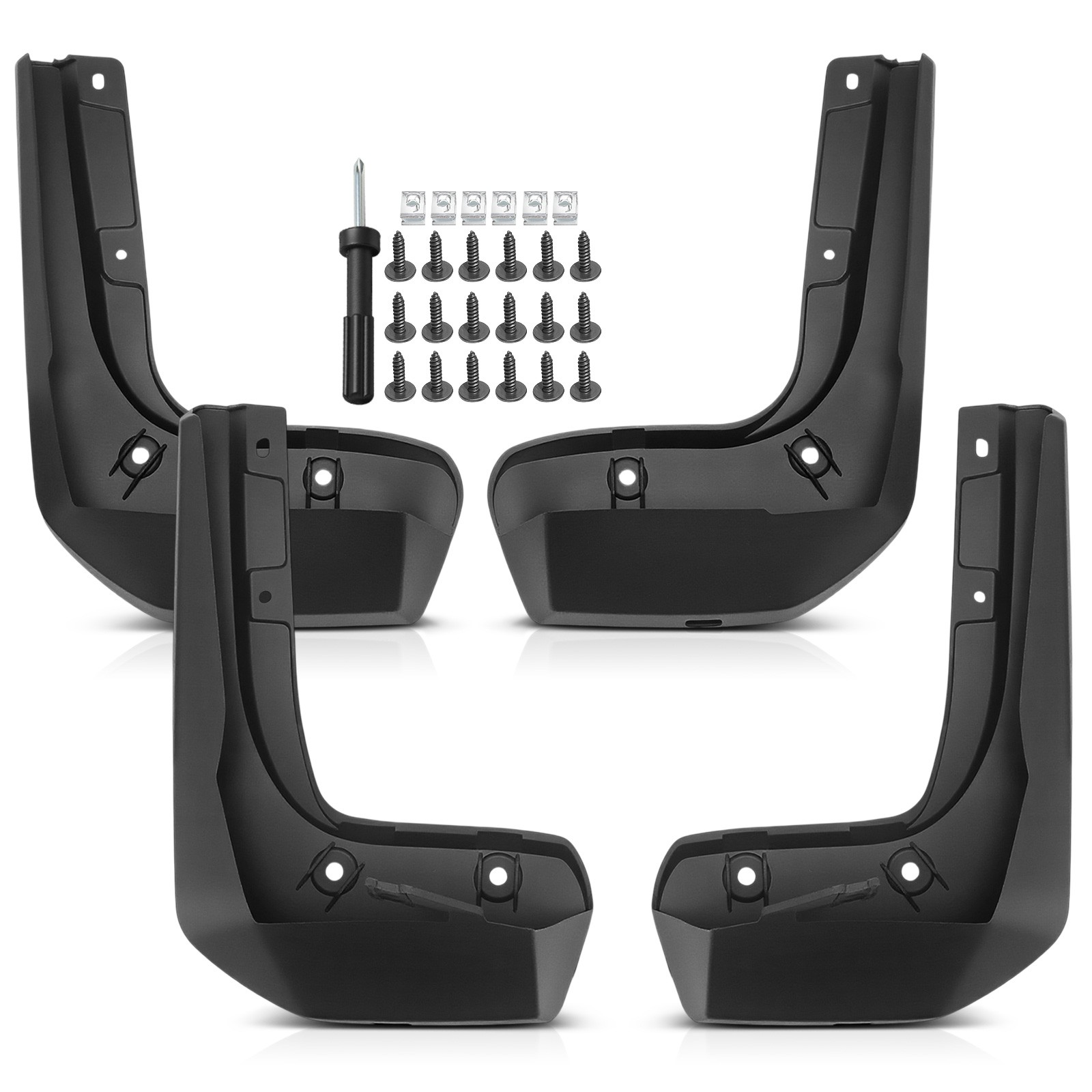 4Pcs Front & Rear Side Splash Guards Mud Flaps for Acura MDX 2022 2023 2024-2025
