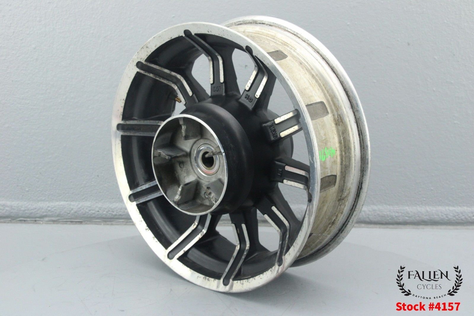 2015 Harley Electra Glide 16″ x 5.00″ Rear Back Wheel Rim IMPELLER 25mm #4157