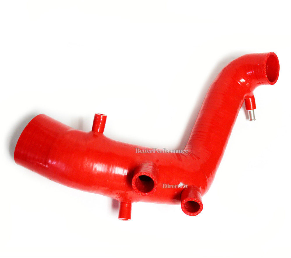 Golf Jetta Beetle A3 A4 TT MK4 1.8T Turbo Inlet Intake Pipe Silicone Hose Red