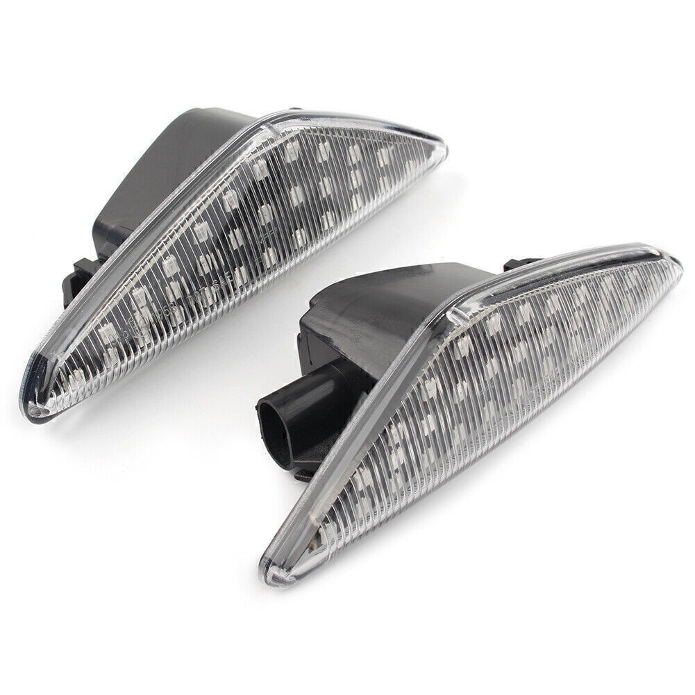 For BMW F25 E70 E71 X3 E72 X5 X6 Dynamic LED Side Marker Turn Signal Light Clear