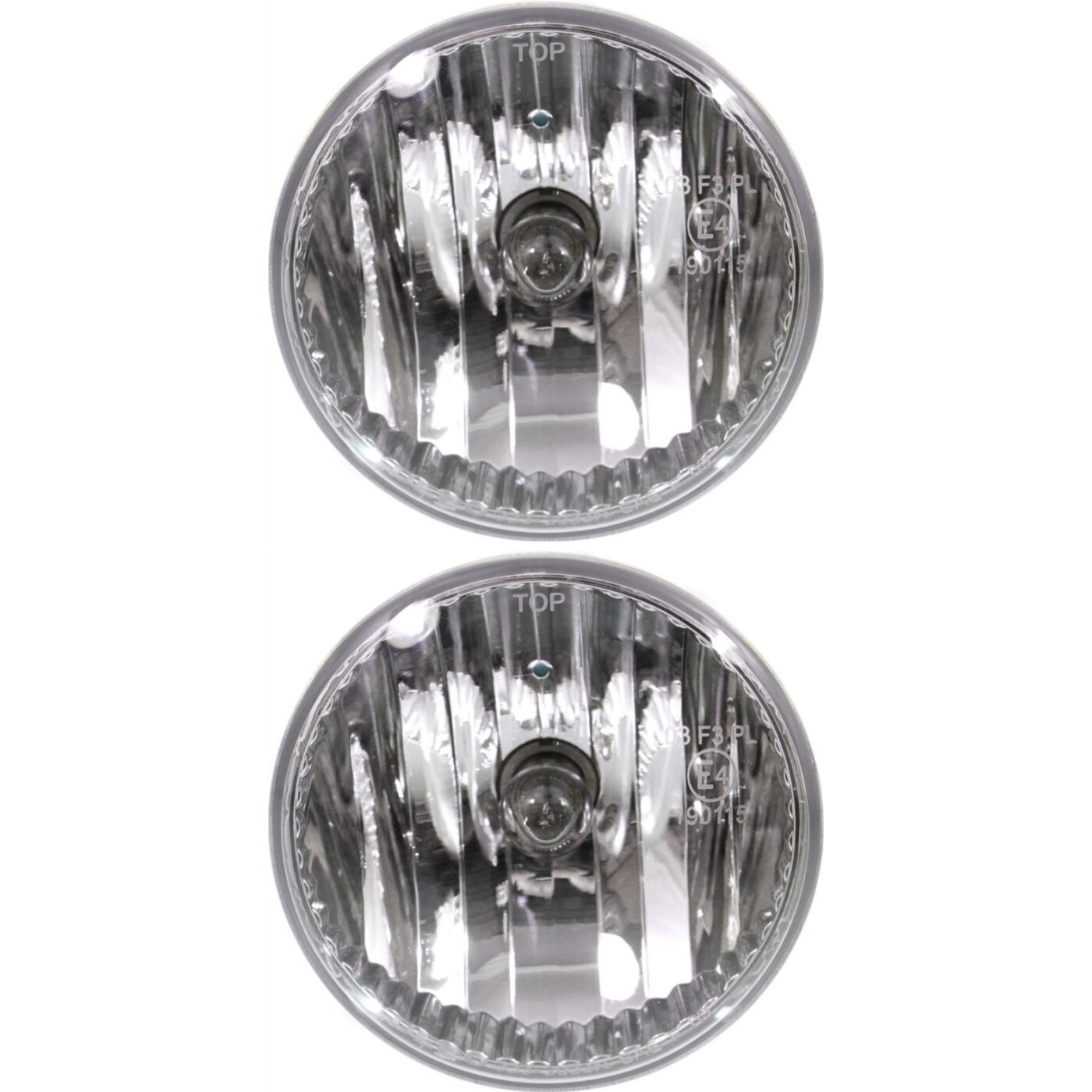 Set of 2 Clear Lens Fog Light For 2011-15 Jeep Patriot LH & RH w/ Bulbs