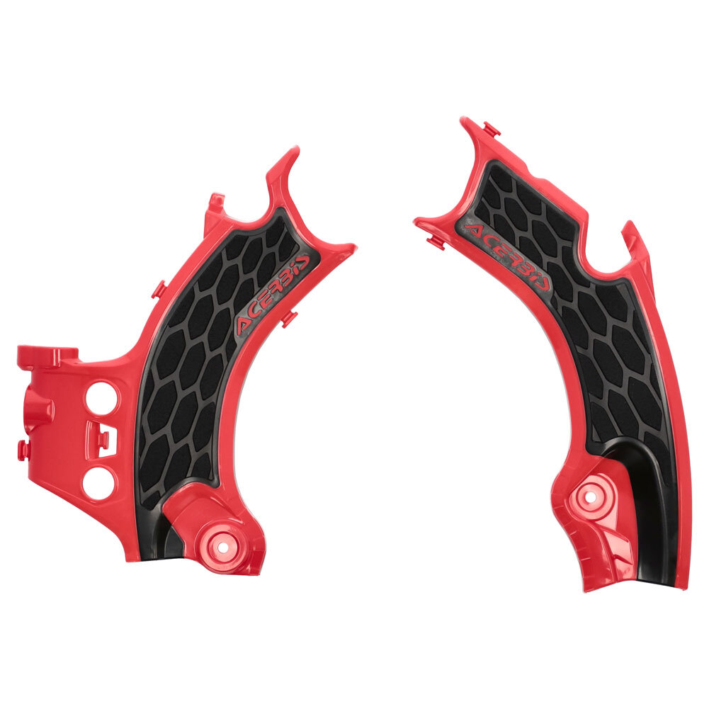 Acerbis X-Grip Frame Guards Red/Black For HONDA CRF250R 2022-2024