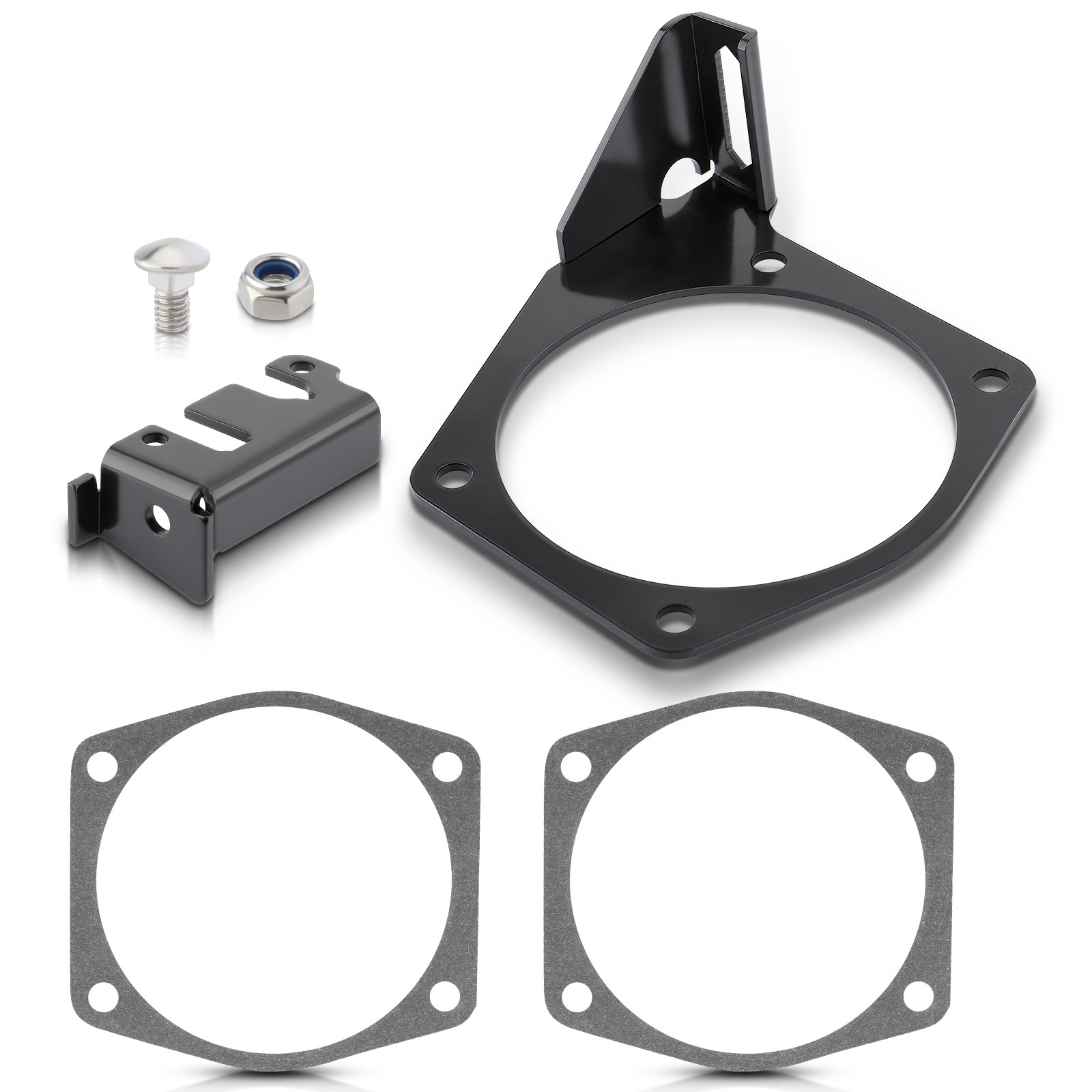 4-Bolt Throttle Cable Bracket 105mm Opening For LSX Throttle Bodies #/