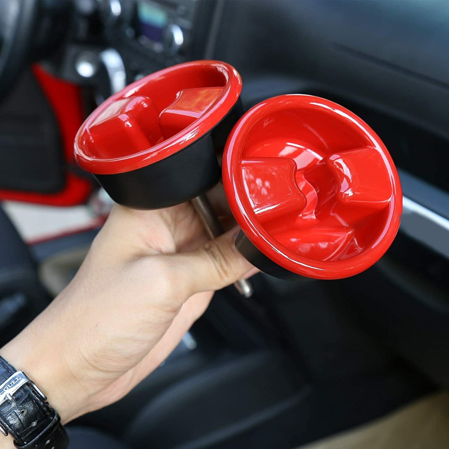 Hardtop Top Hard Panel Mounting Screw Knob Decor Cover for 07+ Jeep Wrangler JK
