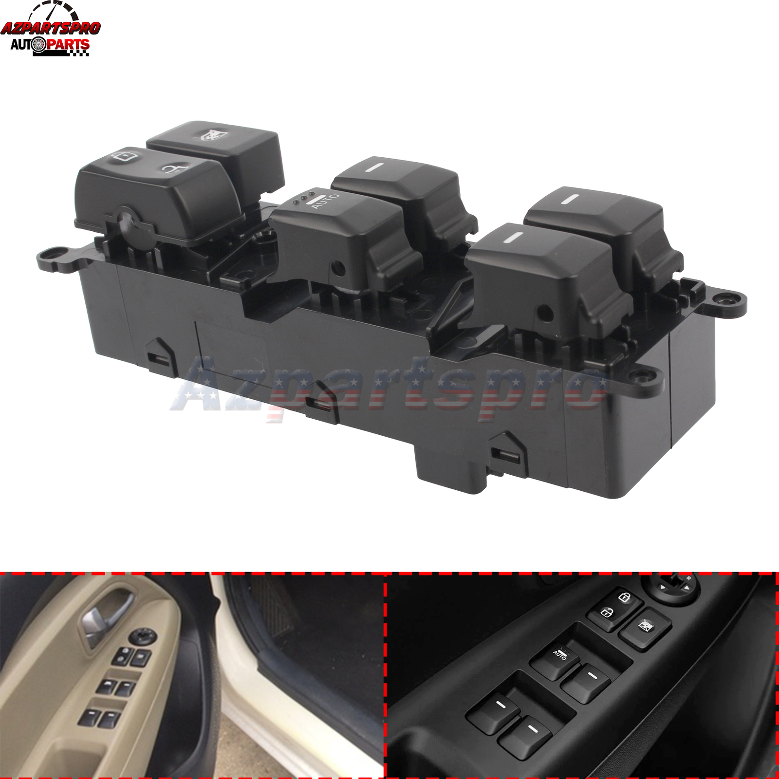For Kia Rio Pride 2012 2013 2014 2015 Driver Window Control Door Lock Switch New