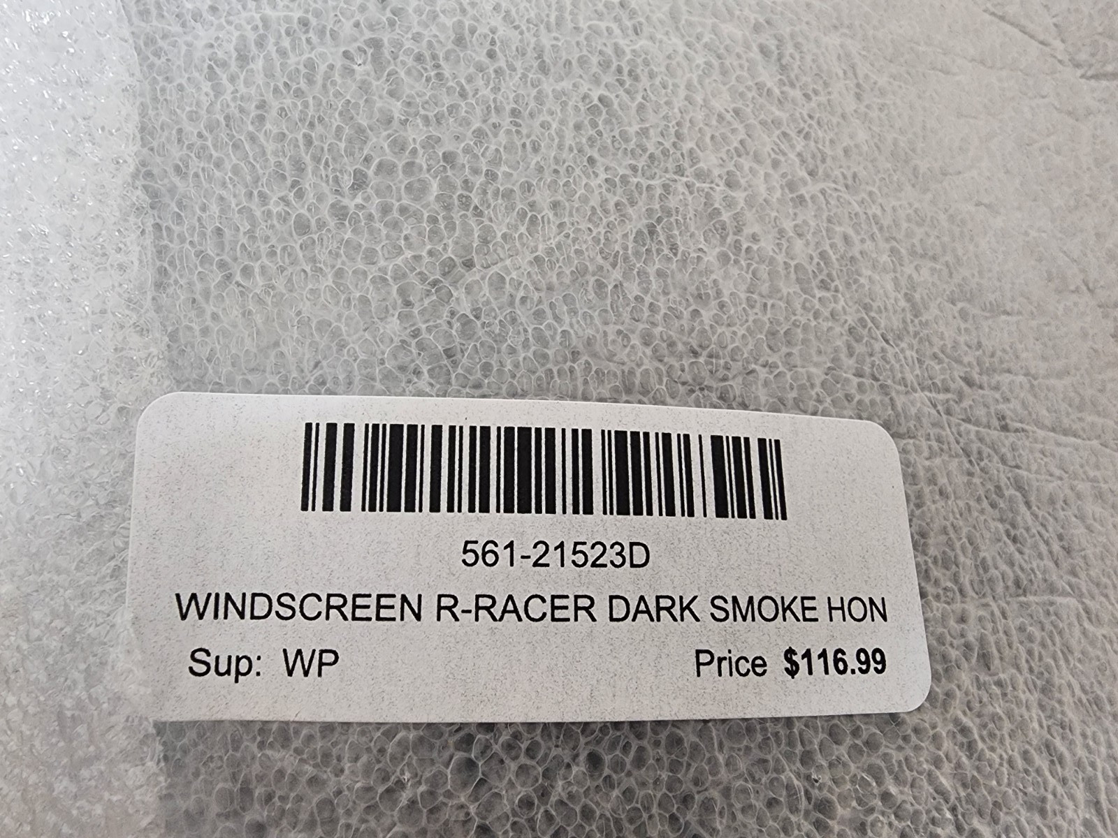 Puig Dark Smoke R-Racer Windscreen Fits 2023-2024 Honda CBR600RR