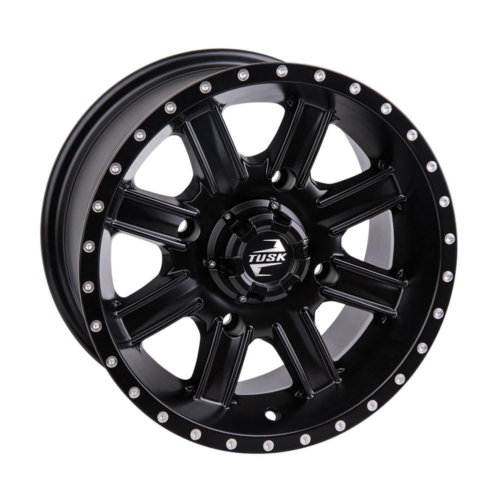 (2 Pack) 4/156 Tusk 1852760009-51624e-2X Cascade Wheel 14×7 4.0 + 3.0 Matte