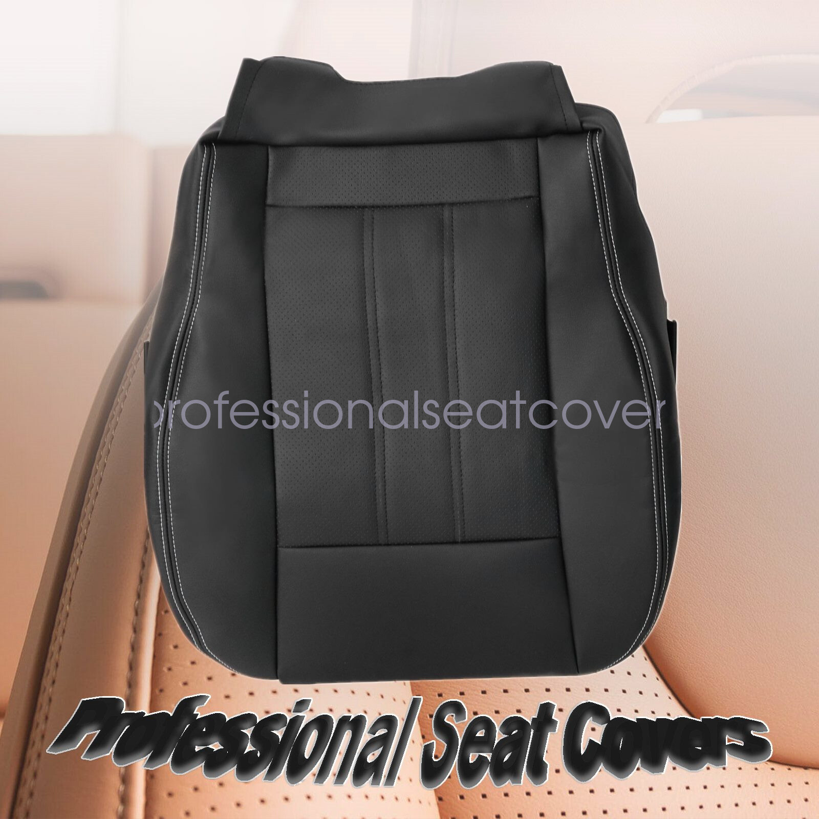 2011-2019 Fits Dodge Grand Caravan Vinyl Seat Cover Driver Side Bottom Black