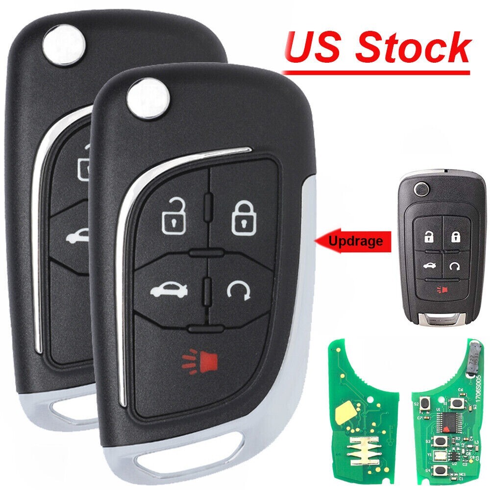 2 For 2012 2013 2014 2015 2016 2017 Chevy Sonic Keyless Entry Remote Car Key Fob