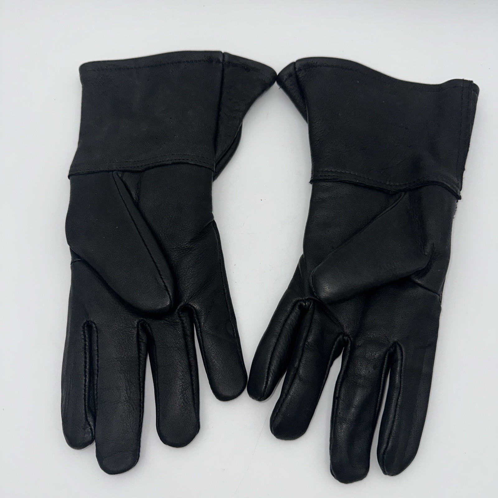 Black Leather Riding Gloves Thinsulate 40G Small Winter Insulated American Deer