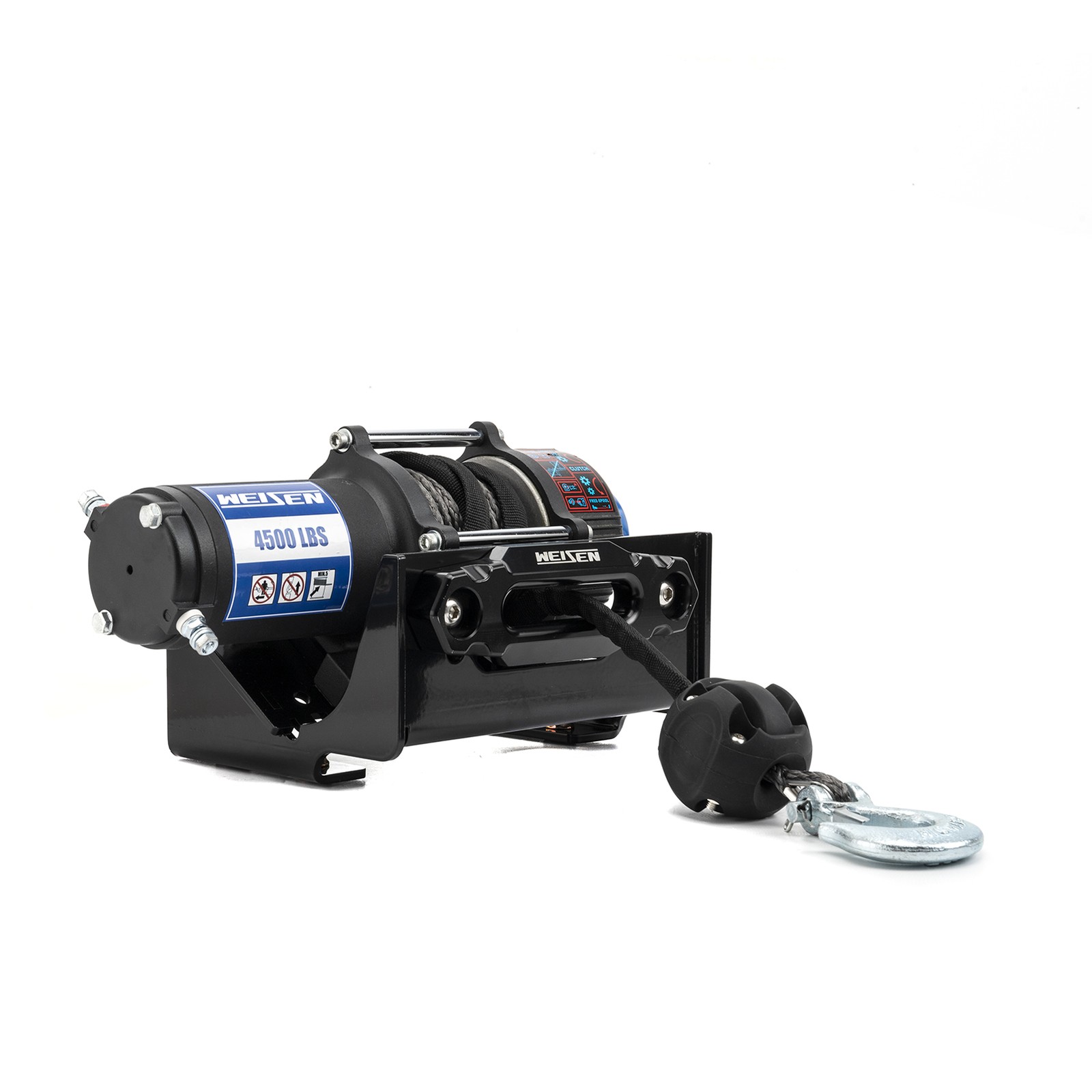 4500lb 12V Electric Winch Kit w/Winch Mount For Kawasaki Teryx4 750 /800