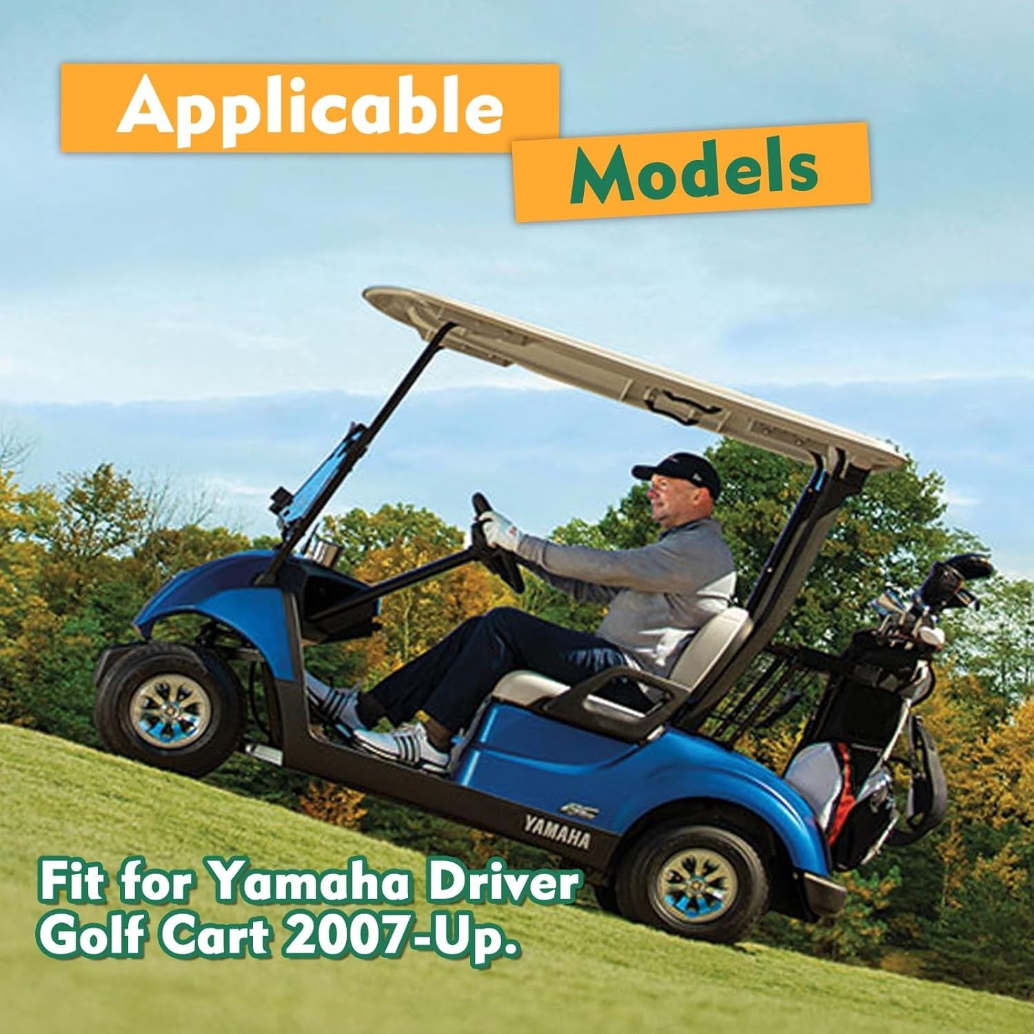 Yamaha Floor Mat Rivet, Golf Cart Floor Mat Clips Applicable to 2007-Up Yamaha D