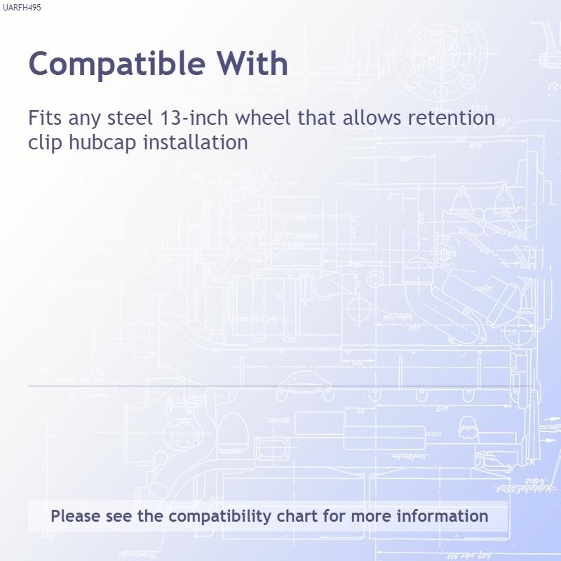 SET OF 4 13″ CHROME WHEEL TRIM RINGS BEAUTY RIM RING GLAMOUR BANDS STEEL RIMS