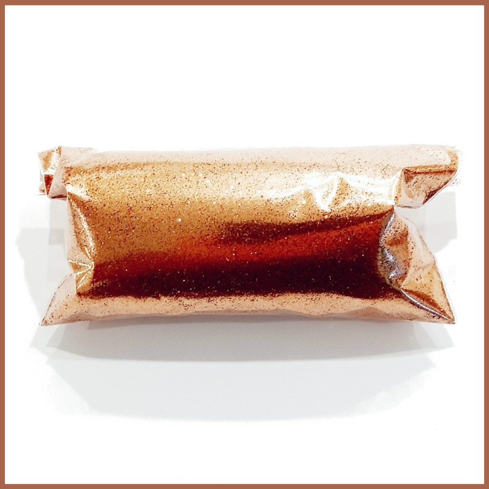 1oz Polished Copper .008″ Metal Flake, Fine Cut Premium Paint Flakes (30ml)
