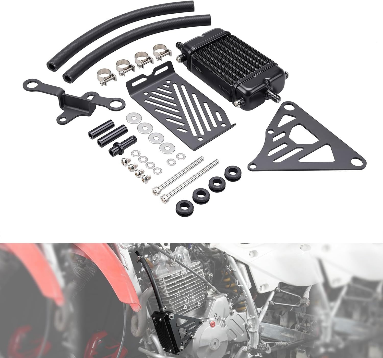 For Honda XR650L NICECNC Oil Cooler Engine Cooling Radiator XR 650L 1993-2025 ?