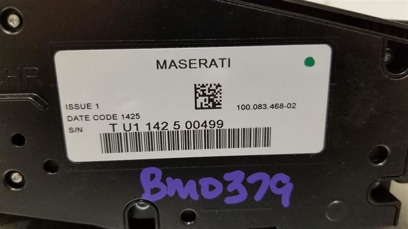 16 2016 MASERATI QUATTROPORTE GTS 3.8L AUTOMATIC TRANSMISSION SHIFTER ASSEMBLY