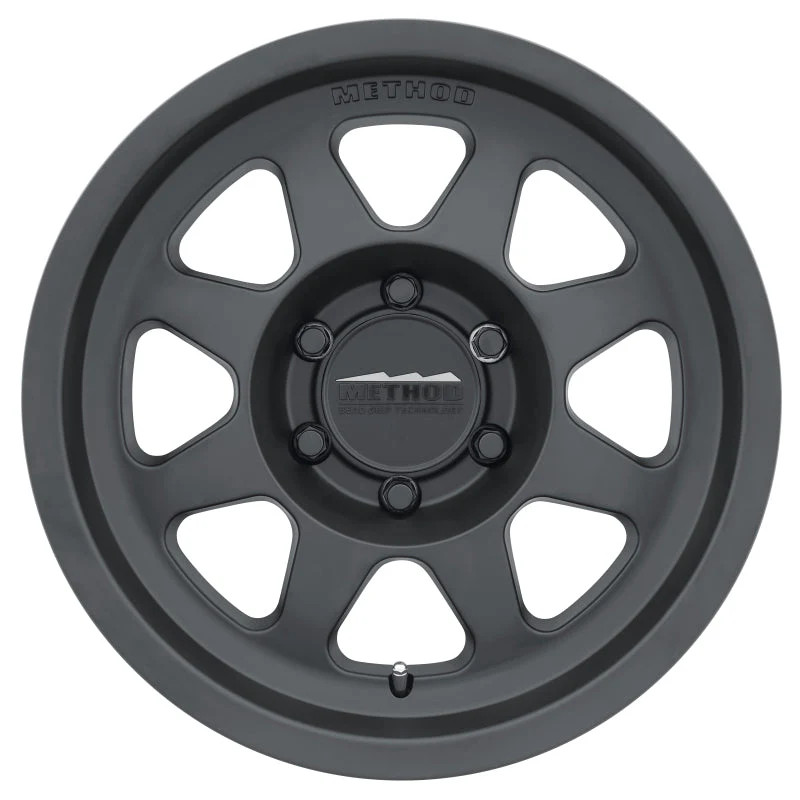 (set of 4) Method MR701 Matte Black | 18×9″ +18mm | 6×5.5in Wheels