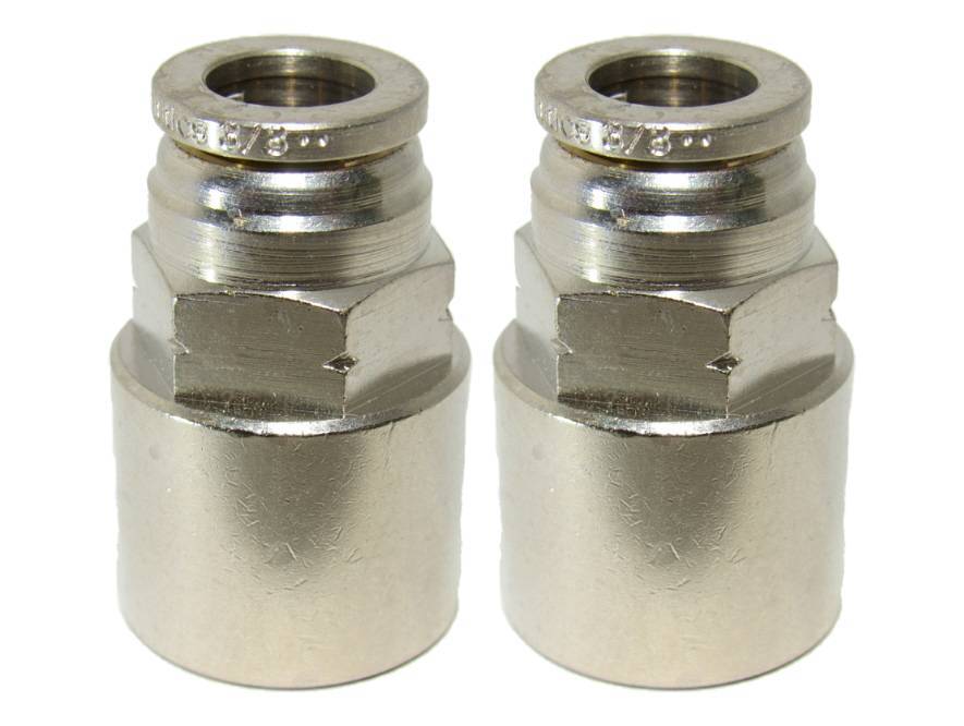 Numatics 1/8″ OD Push To Connect X 1/8″ Female NPT Straight Connectors – 2 Pack