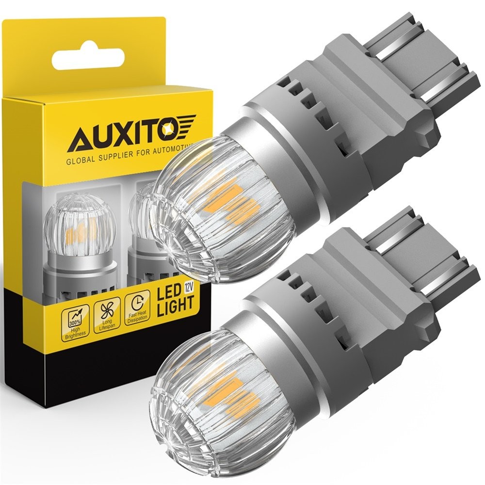 2X AUXITO Turn Signal Light Amber 3157 3457A LED Bulbs for Toyota Corolla Tundra