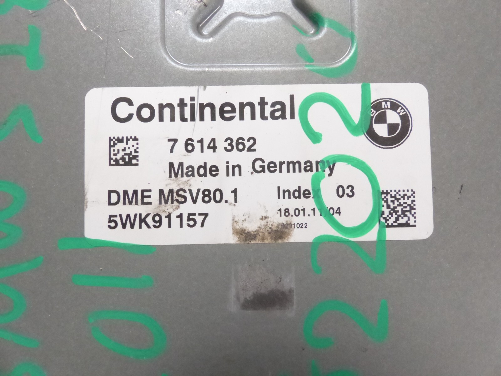11-13 BMW 328I ECU ECM COMPUTER 7614362