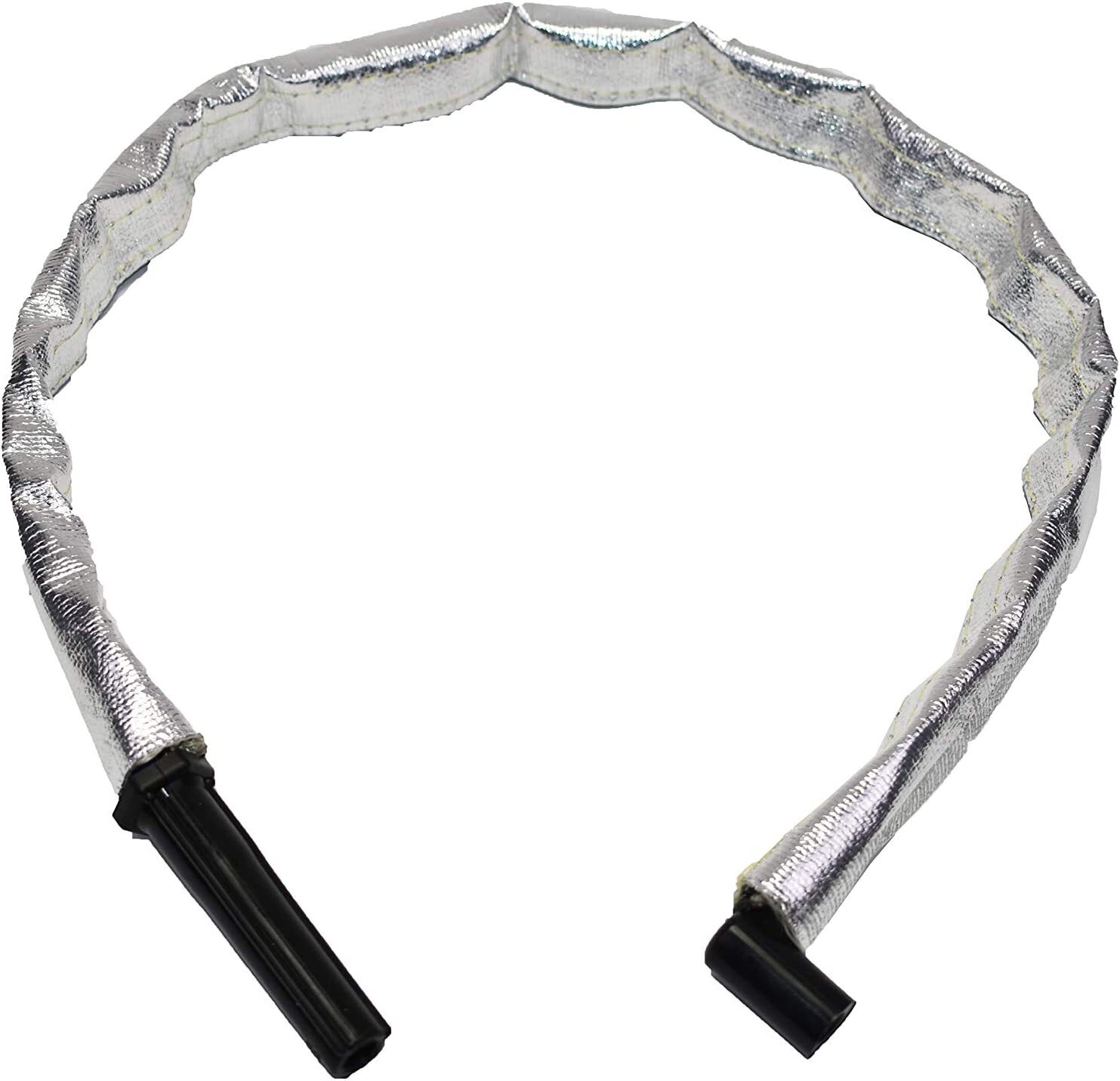 10’Heat Shroud Sleeve Aluminized Sleeving Heat Shield Fuel Line Wire Heat Sleeve