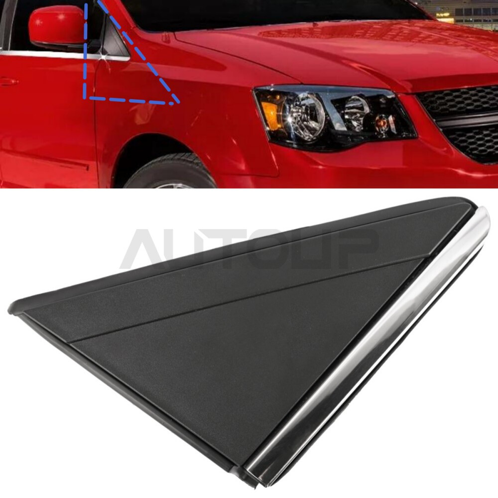For 2008-2019 Dodge Caravan Right Side Mirror Flag Applique Trim RH 1BE421XFAA