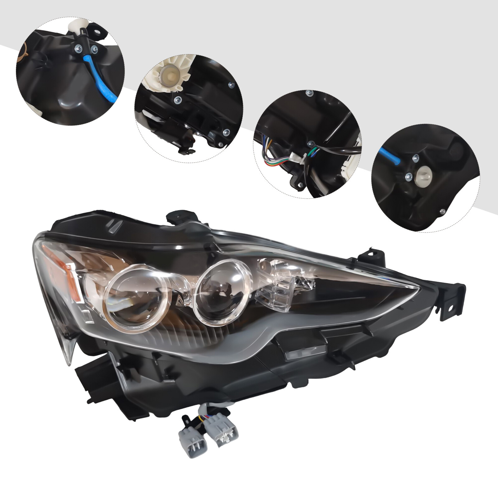 Right Passenger Side For 2014 2015 2016 Lexus IS250 IS350 RH LED Headlight Lamp