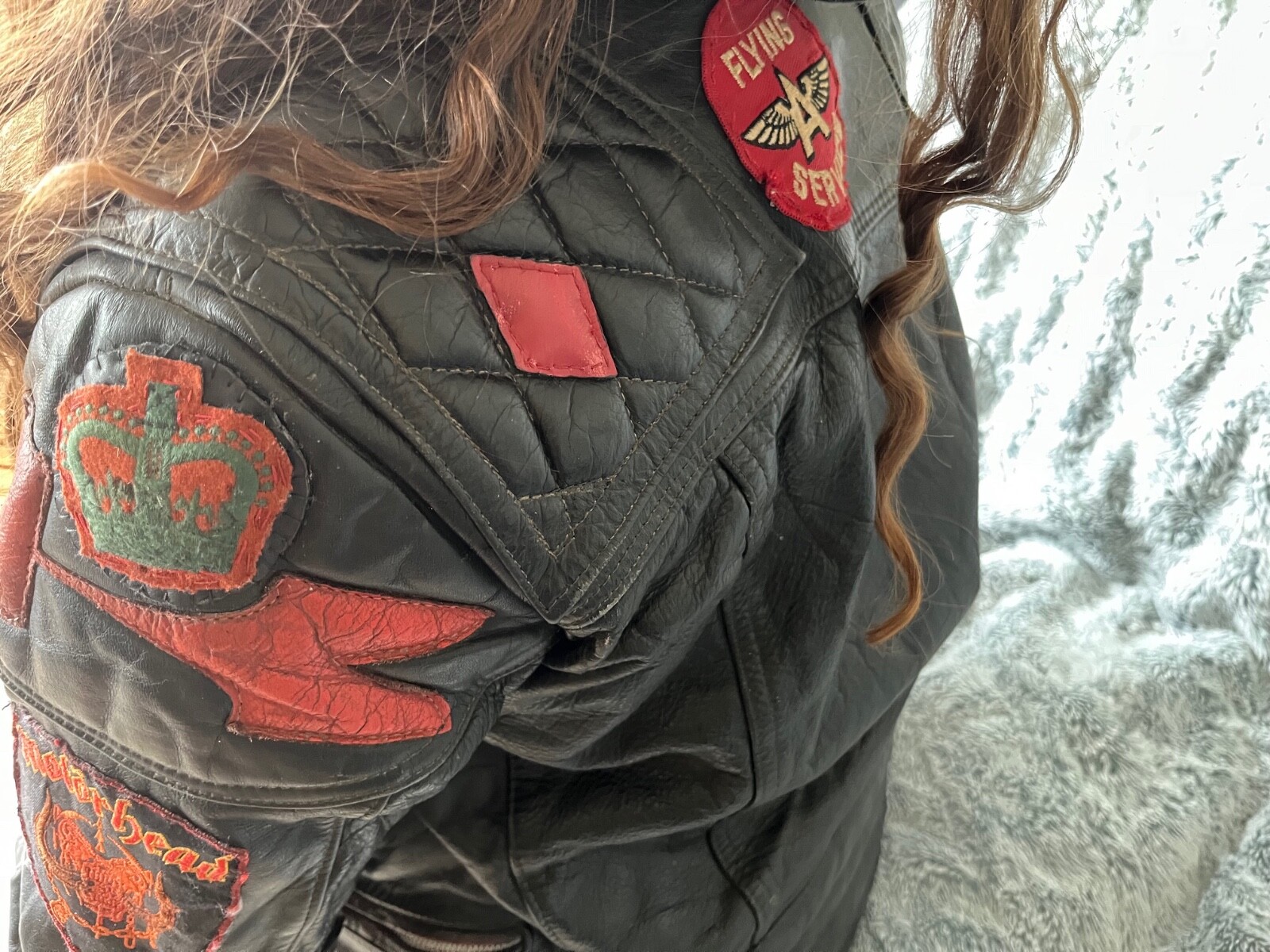 vintage KAWASAKI BRITISH Lewis UK Cafe Racer Leather Motorcycle BIKER Jacket S