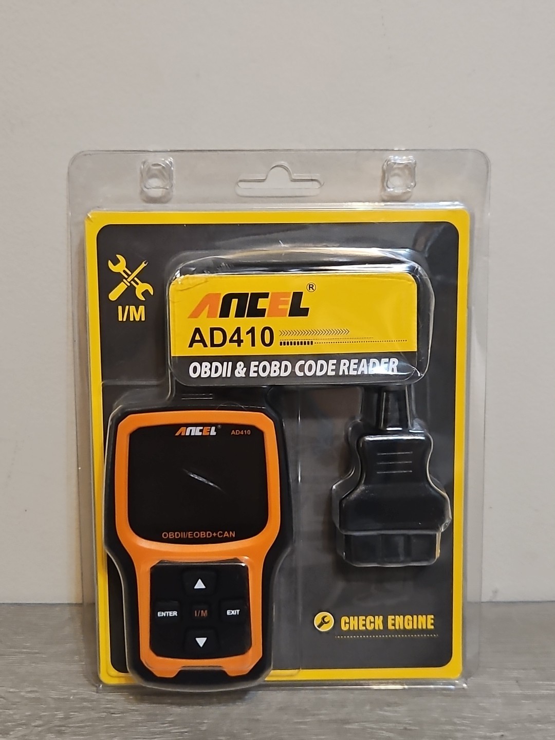 ANCEL AD410 Code Reader Car Diagnostic Scan Tool Check Engine Fault OBD2 Scanner