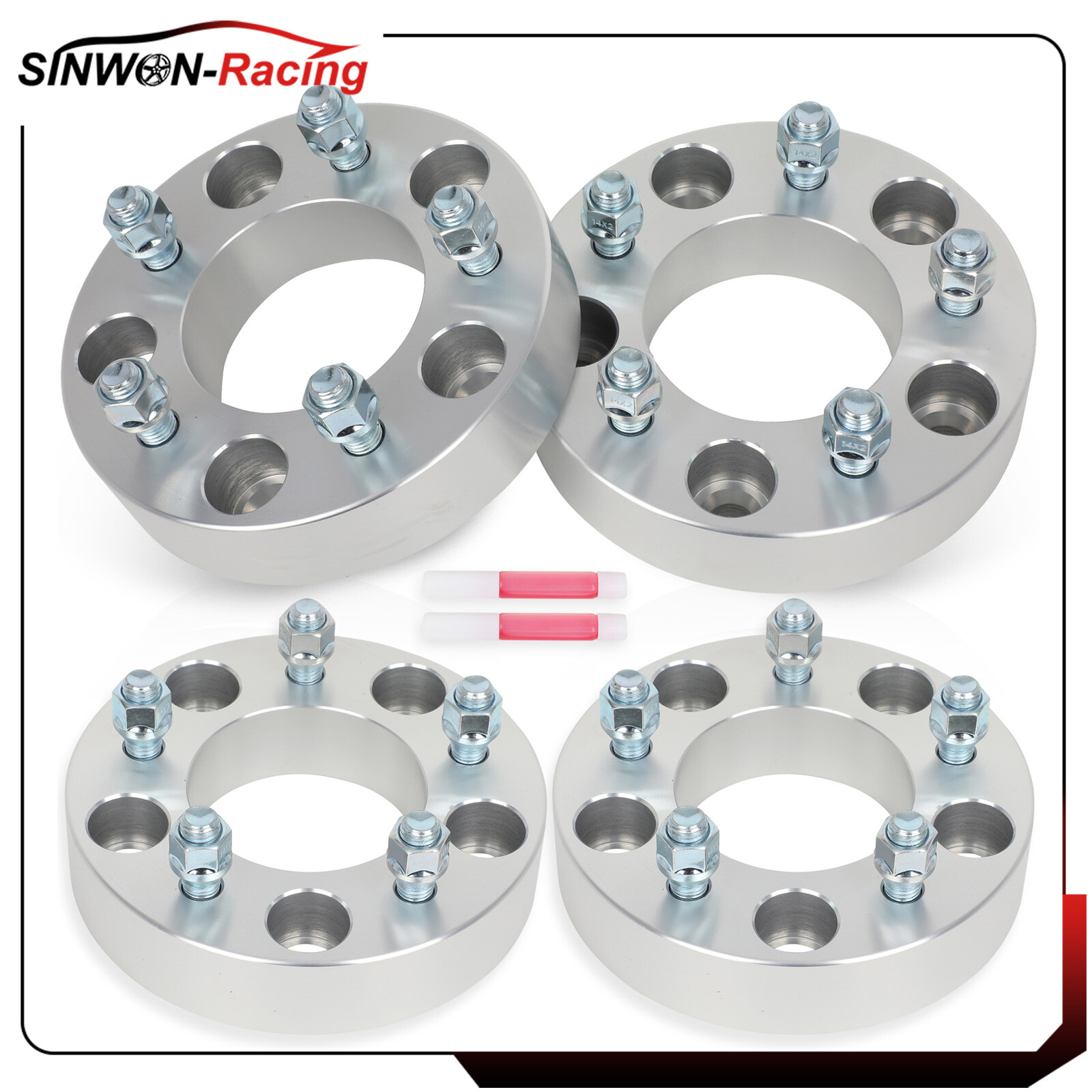 (4) 5×135 to 5×5 Wheel Adapters 1.5″ 5×135 Hub to 5×127 Wheel For Ford Lincoln