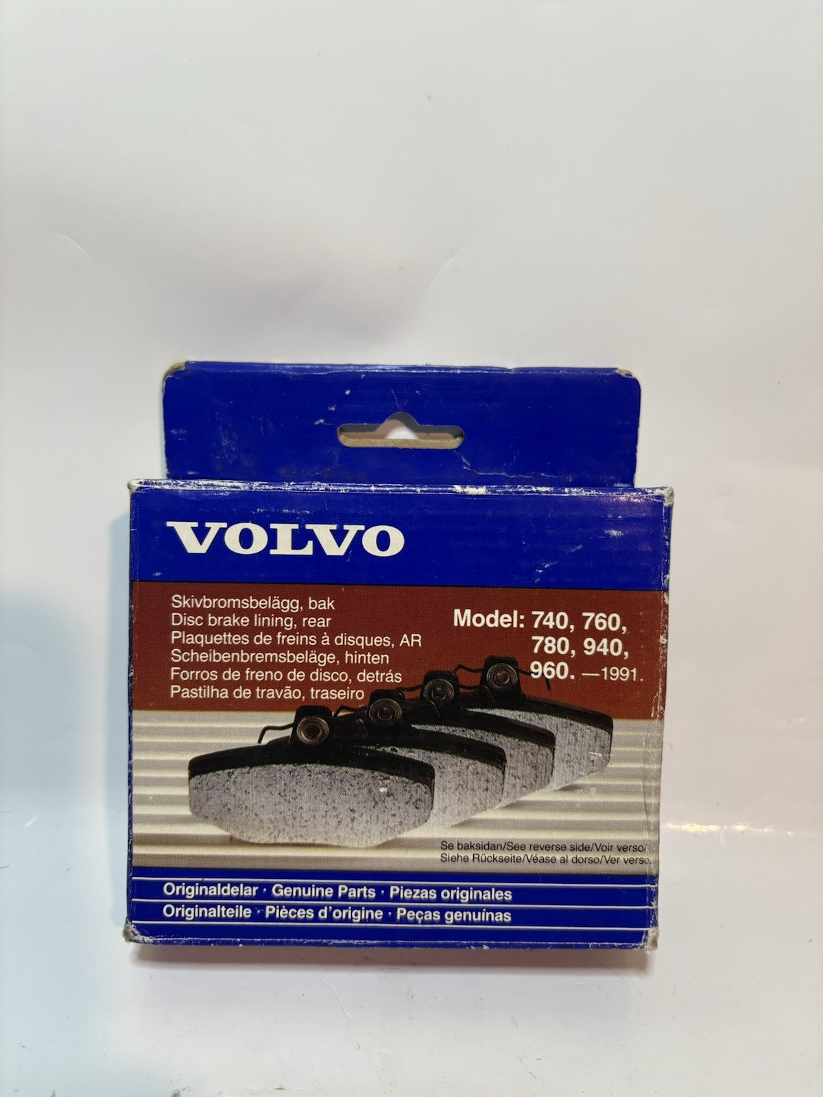 GENUINE VOLVO 740 760 780 940 960 REAR BRAKE PADS 271829-4